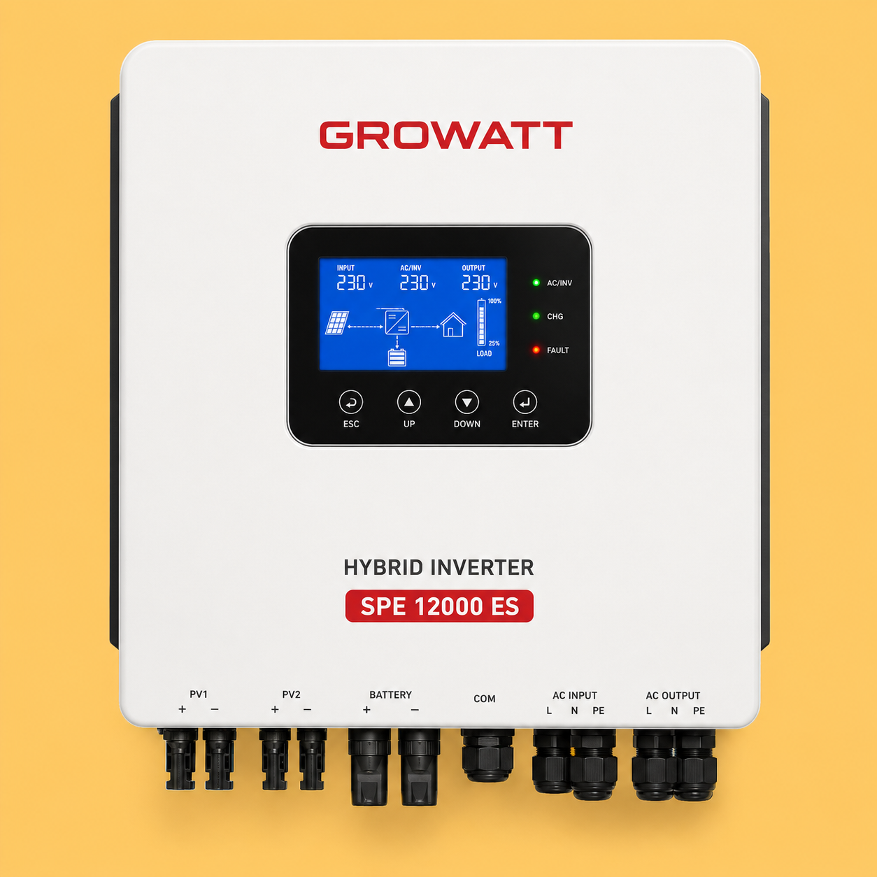 تصویر ۳ GROWATT HYBRID INVERTER SPE 12000ES