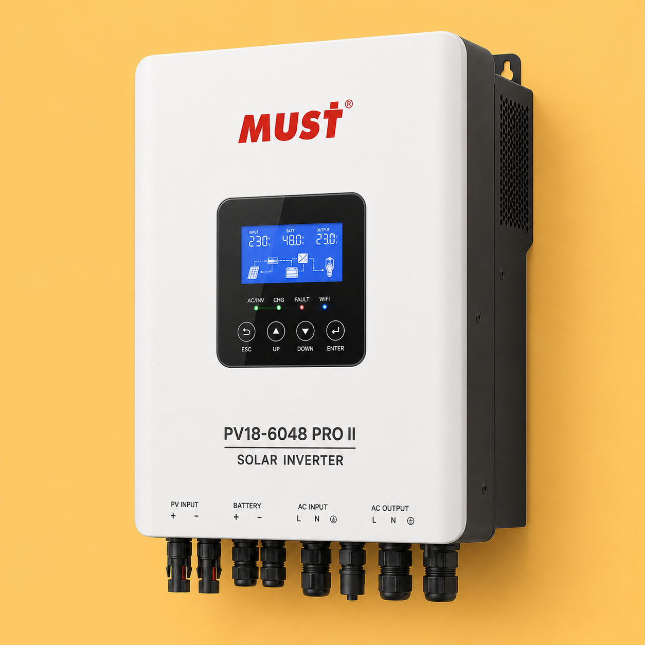 PV18-6048 PRO II MUST SOLAR INVERTER 6KW/48V