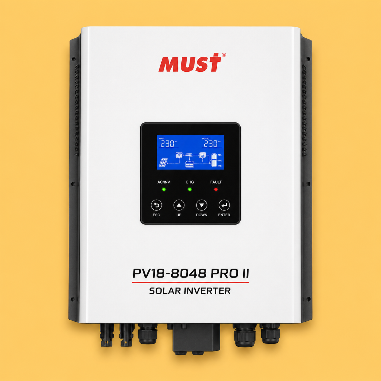 تصویر ۱ ›PV18-8048 PRO II MUST SOLAR INVERTER 8KW/48V