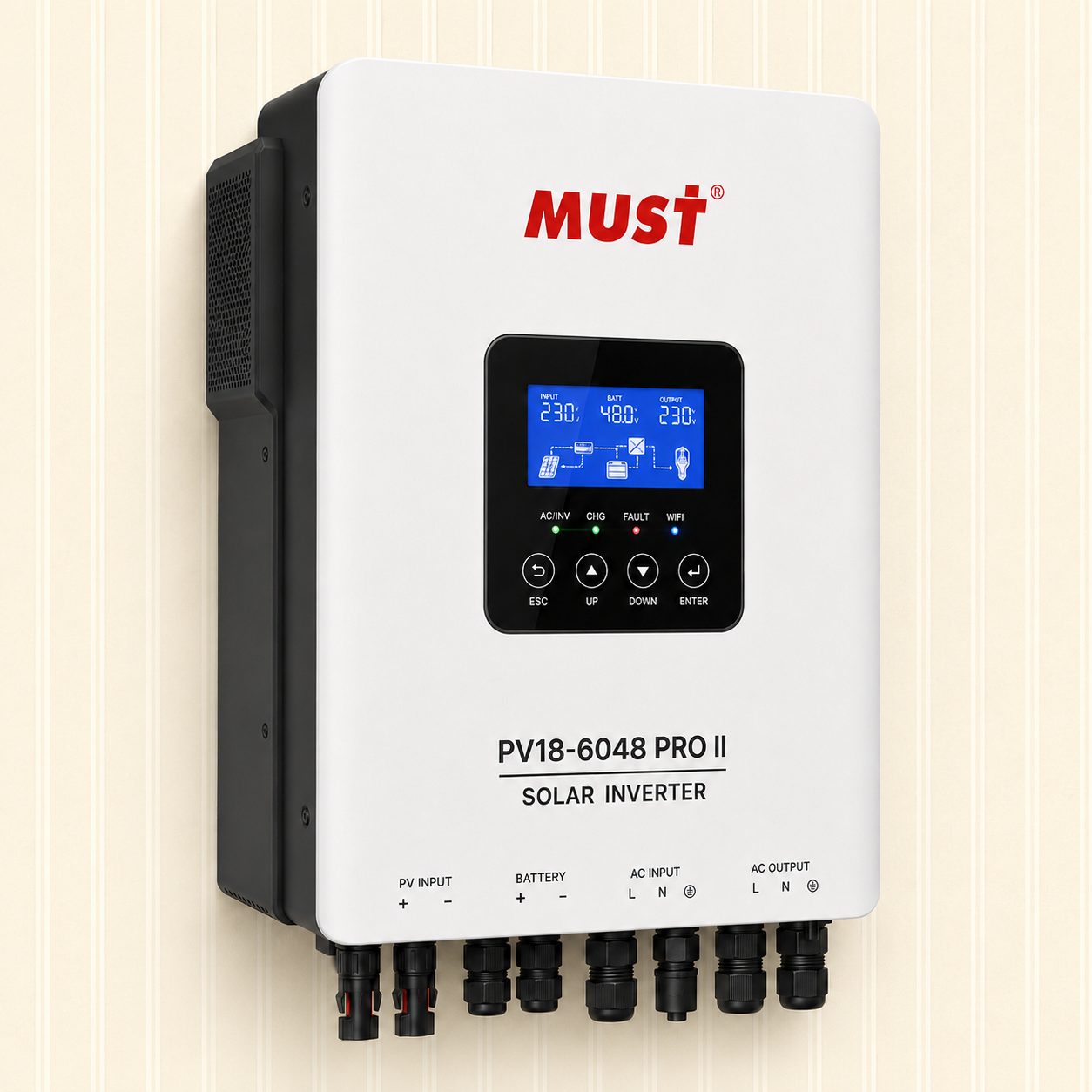 تصویر ۶ PV18-6048 PRO II MUST SOLAR INVERTER 6KW/48V