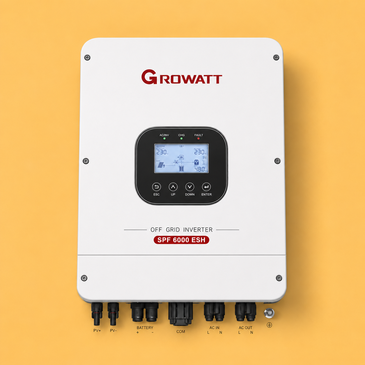 تصویر ۱ GROWATT OFF GRID INVERTER SPF 6000 ESH