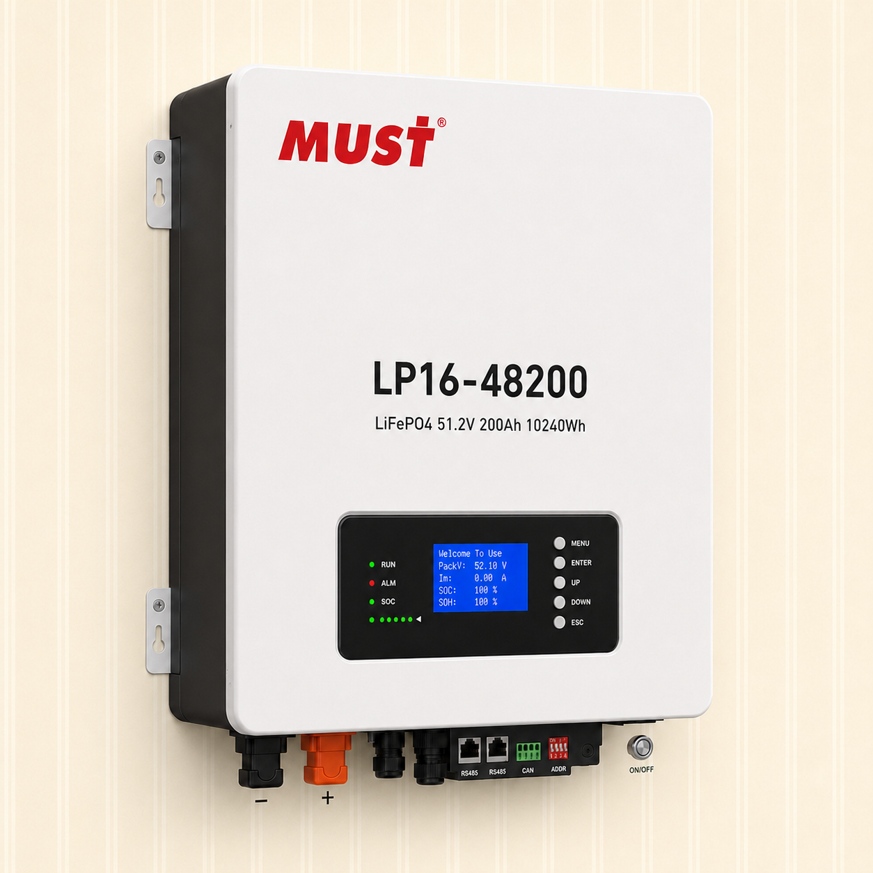 تصویر ۶ LP16 -48200  Battery Wall-mounted 51.2V 200AH 10240Wh