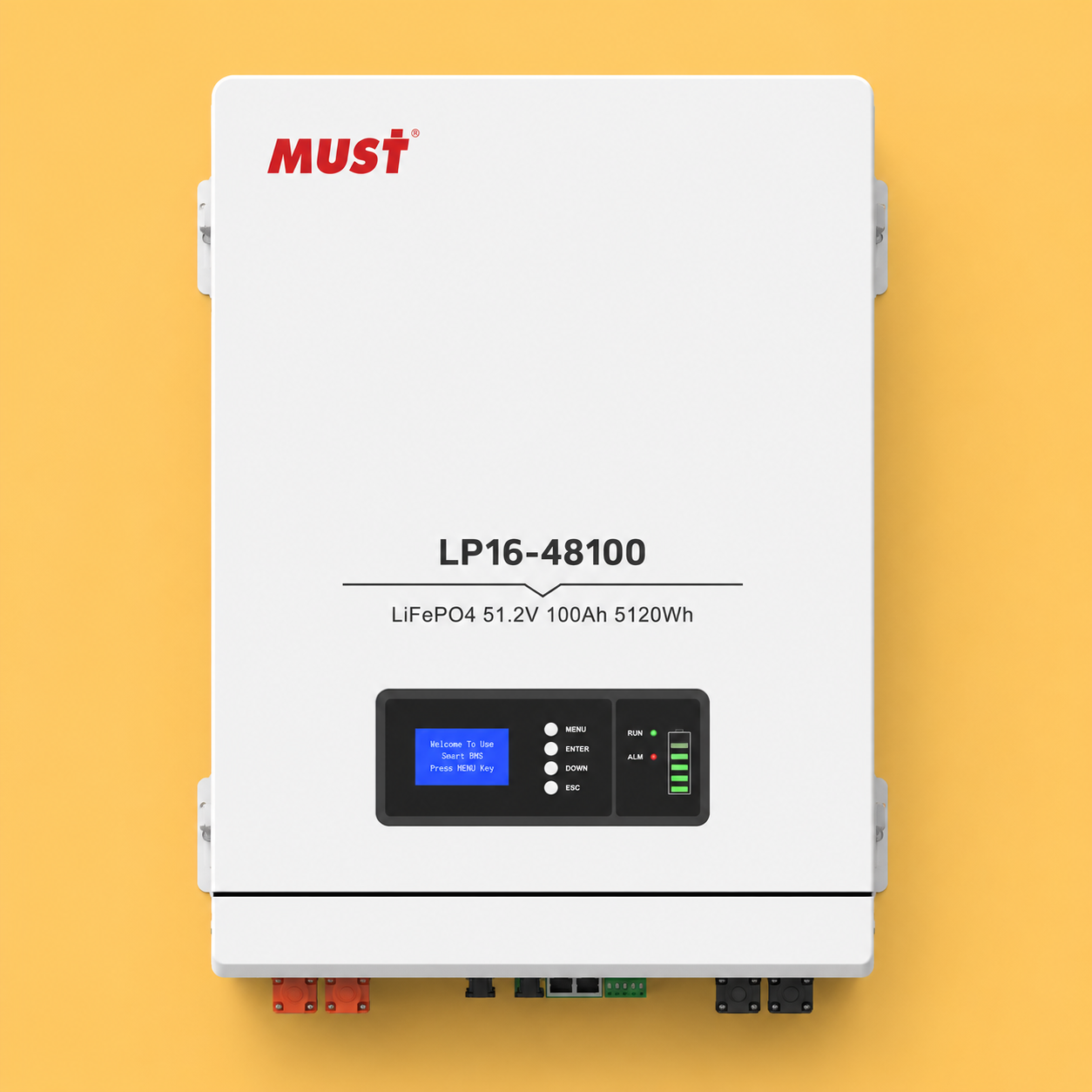تصویر ۱ LP16-48100 LIFe PO4 Wall-mounted 51.2V 100A5120wh