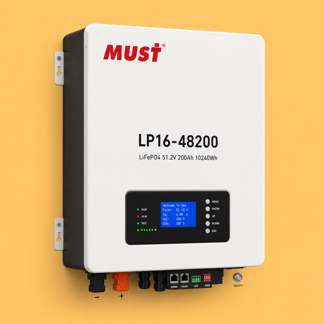 تصویر ۲ LP16 -48200  Battery Wall-mounted 51.2V 200AH 10240Wh