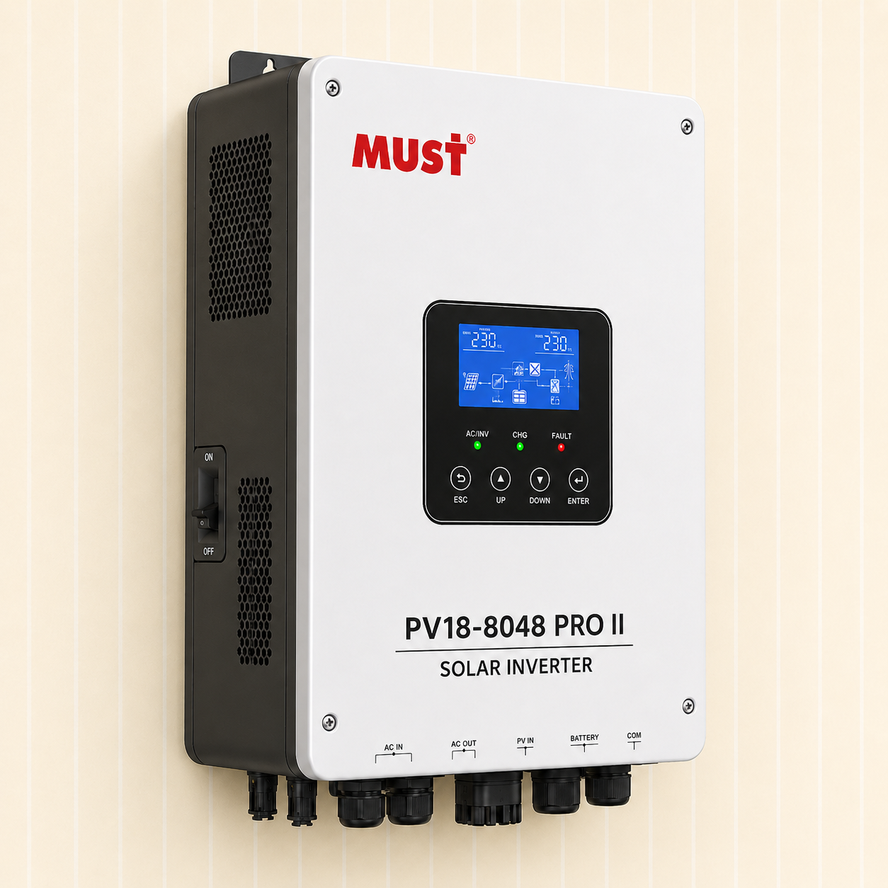تصویر ۶ ›PV18-8048 PRO II MUST SOLAR INVERTER 8KW/48V