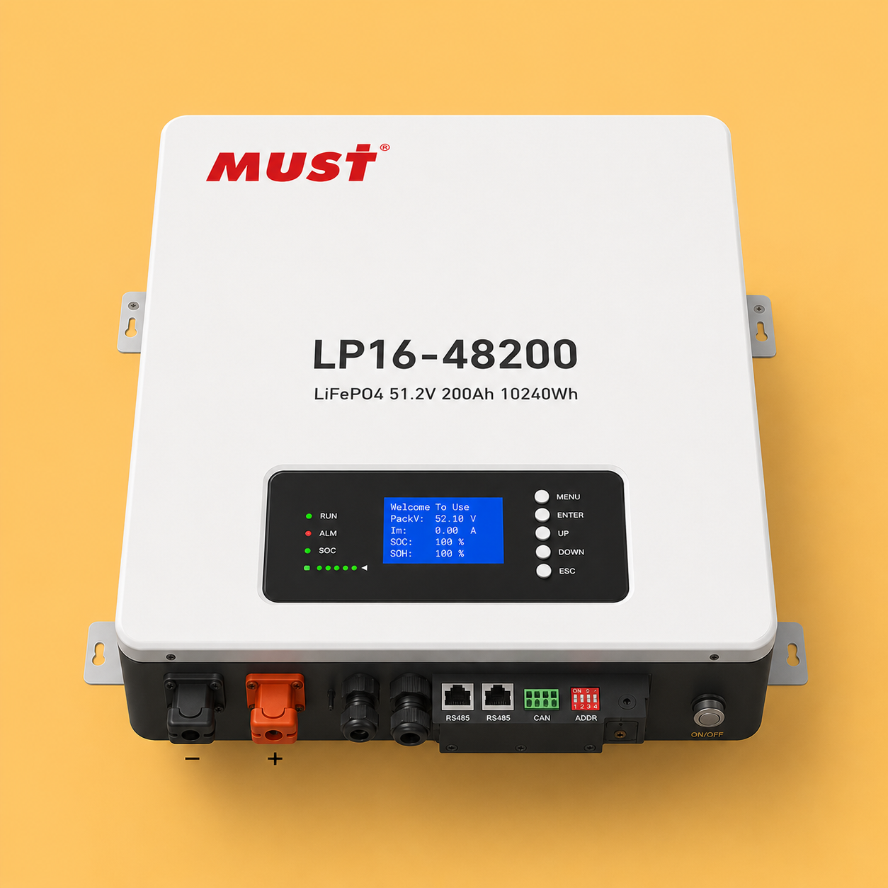 تصویر ۵ LP16 -48200  Battery Wall-mounted 51.2V 200AH 10240Wh