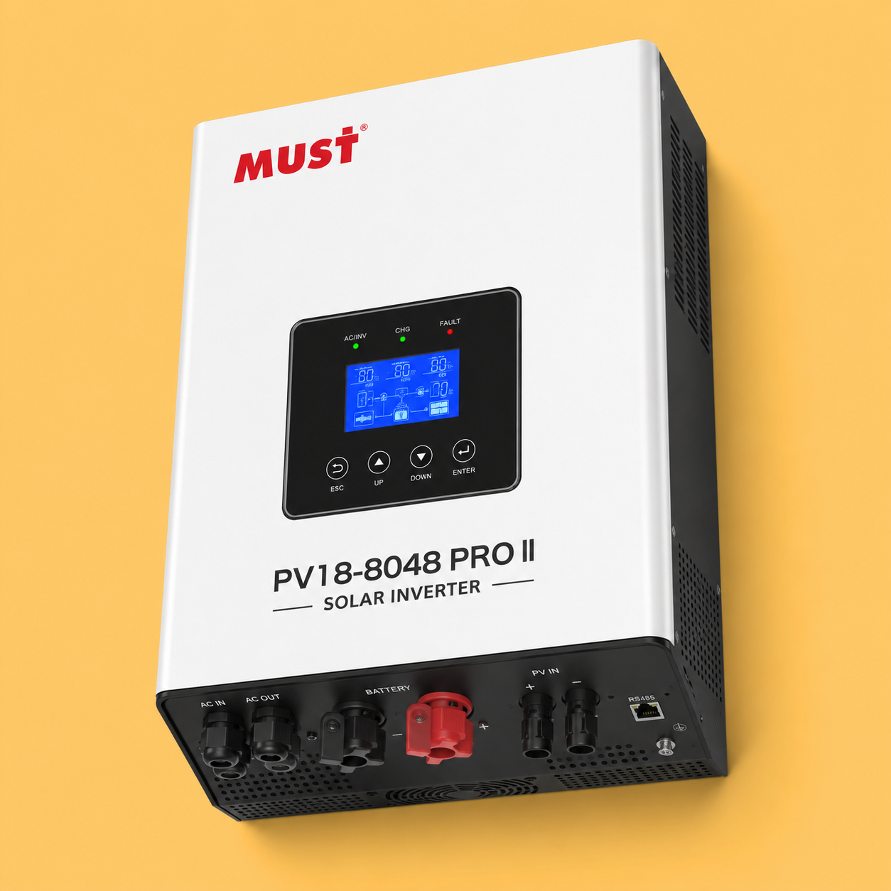 تصویر ۳ ›PV18-8048 PRO II MUST SOLAR INVERTER 8KW/48V