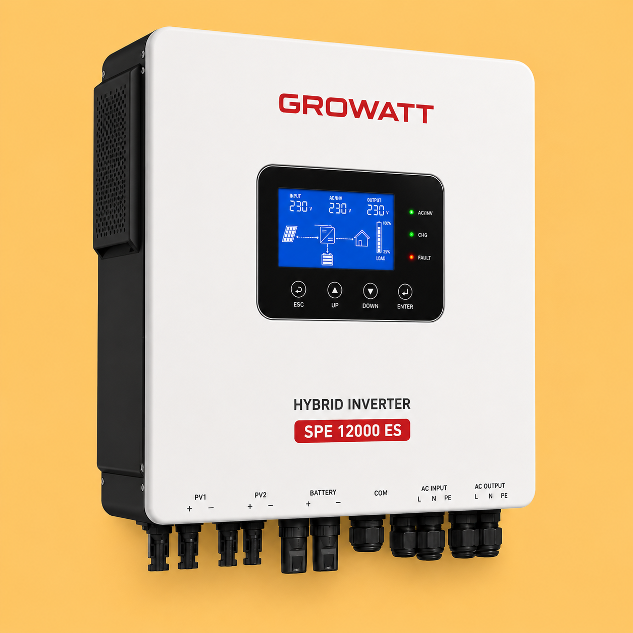تصویر ۲ GROWATT HYBRID INVERTER SPE 12000ES