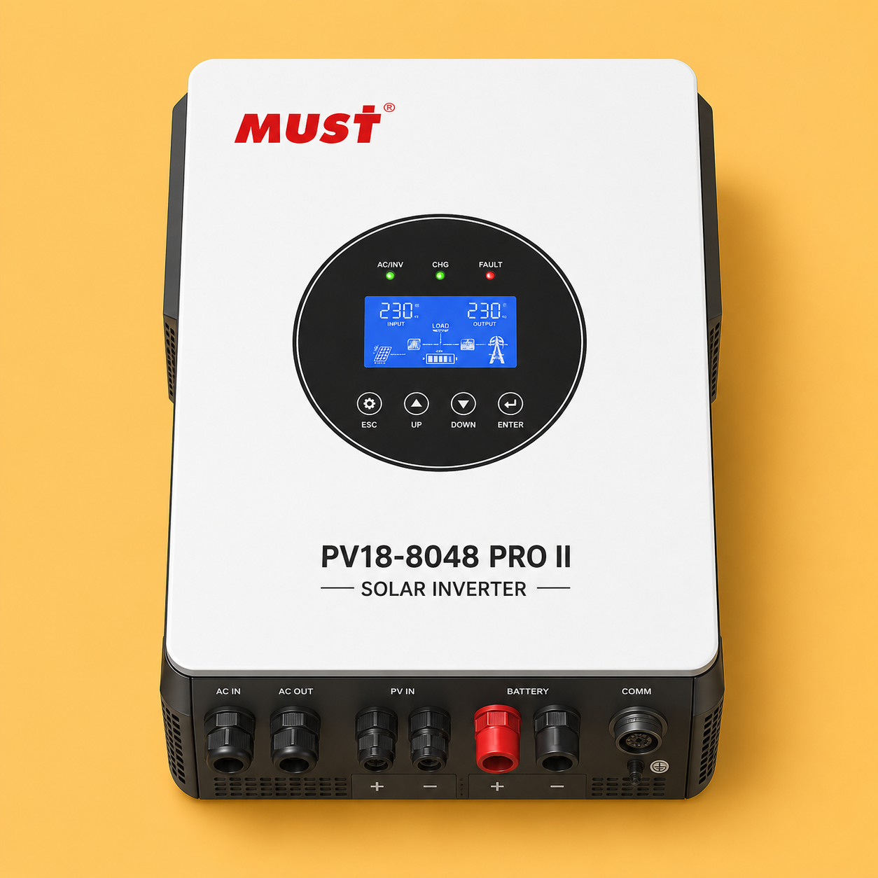 تصویر ۴ ›PV18-8048 PRO II MUST SOLAR INVERTER 8KW/48V
