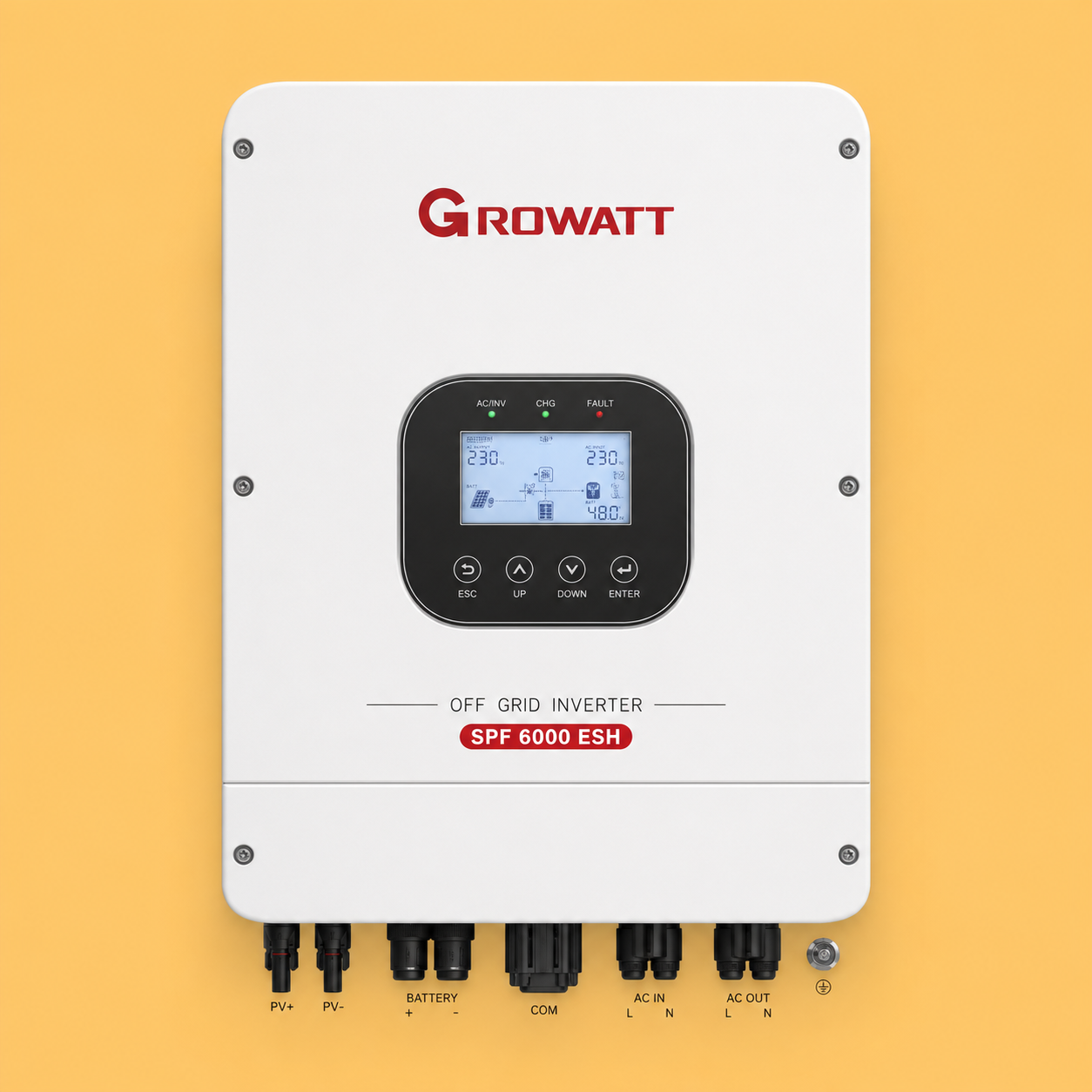 تصویر ۴ GROWATT OFF GRID INVERTER SPF 6000 ESH