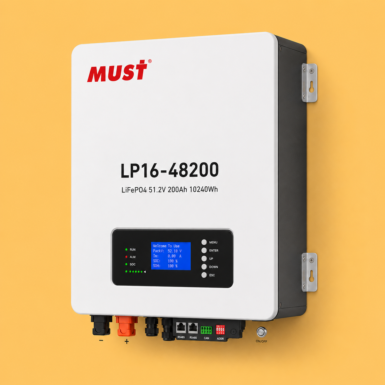LP16 -48200  Battery Wall-mounted 51.2V 200AH 10240Wh